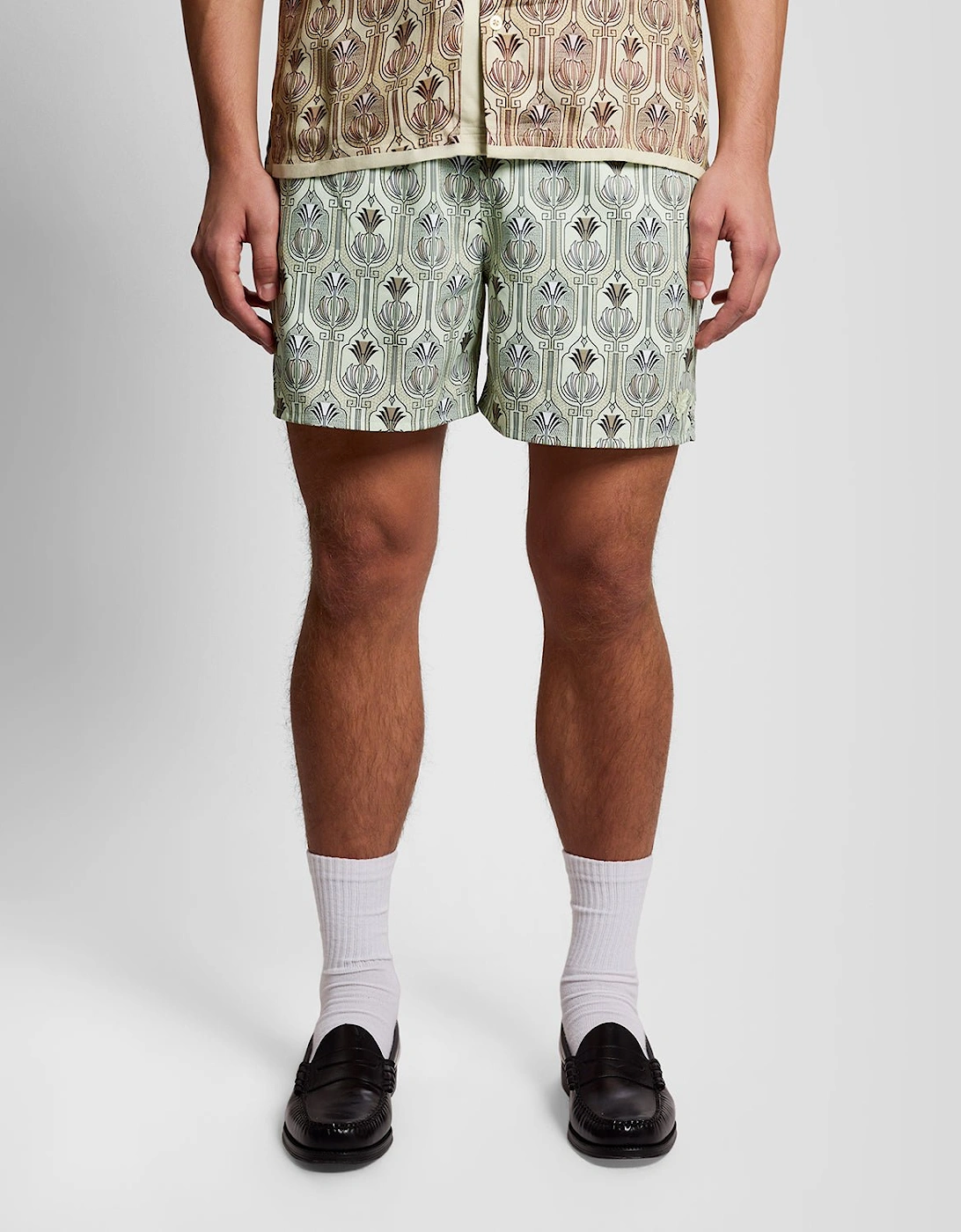 Botanical Print Swim Shorts