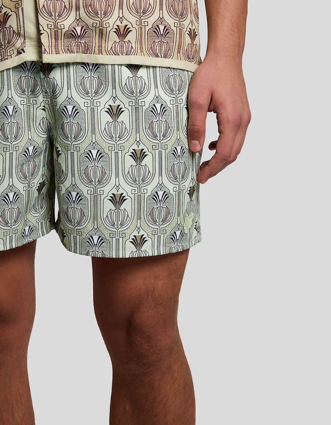 Botanical Print Swim Shorts