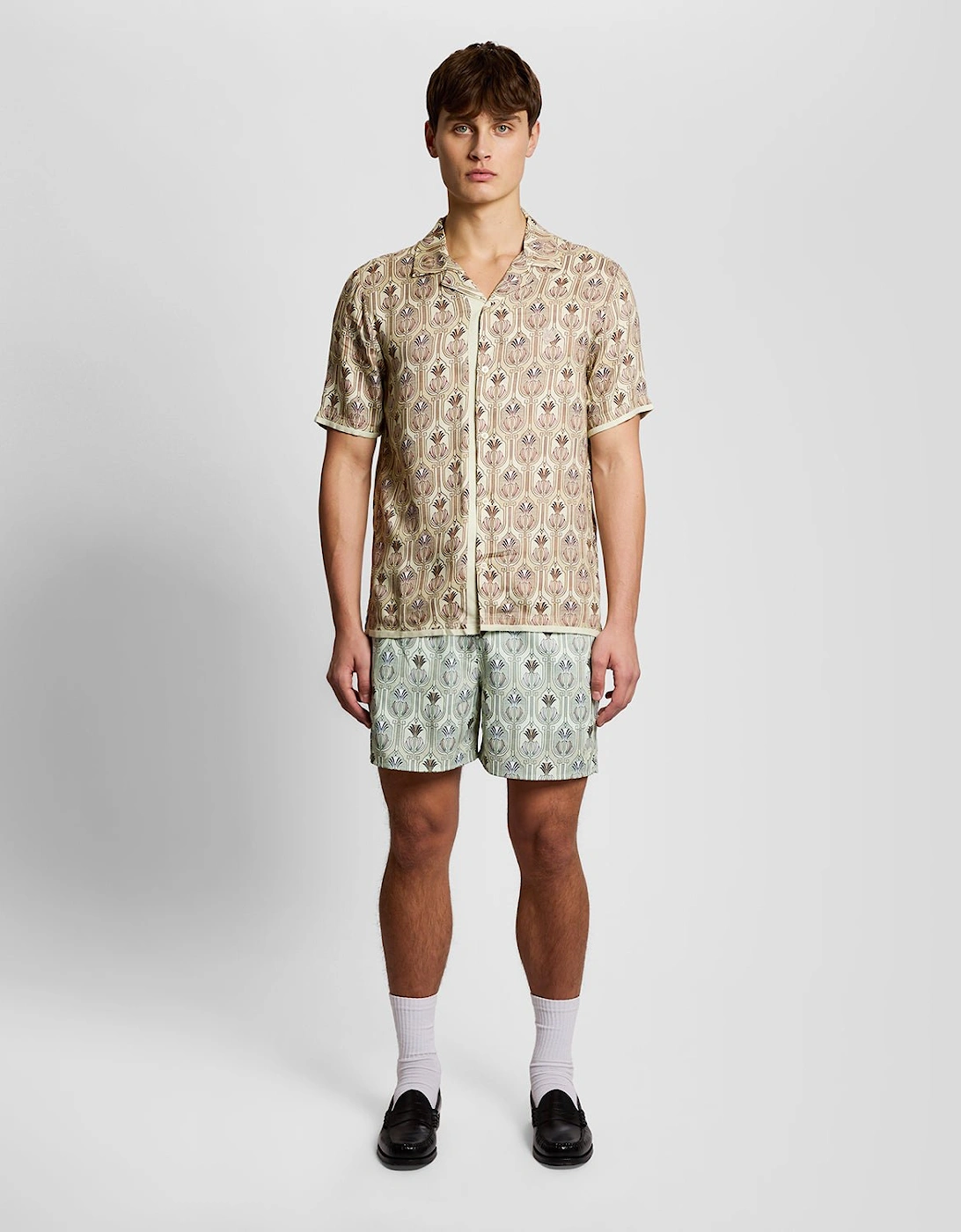 Botanical Print Swim Shorts, 7 of 6