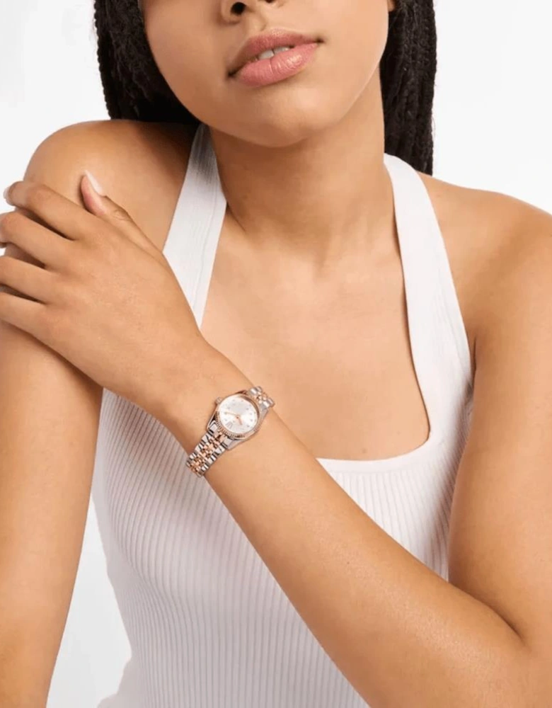 Michael Kors MK4987 Lexington Silver Dial Ladies Watch