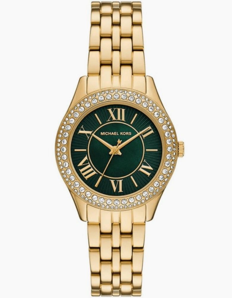 Michael Kors MK4870 Harlowe Green Dial Ladies Watch