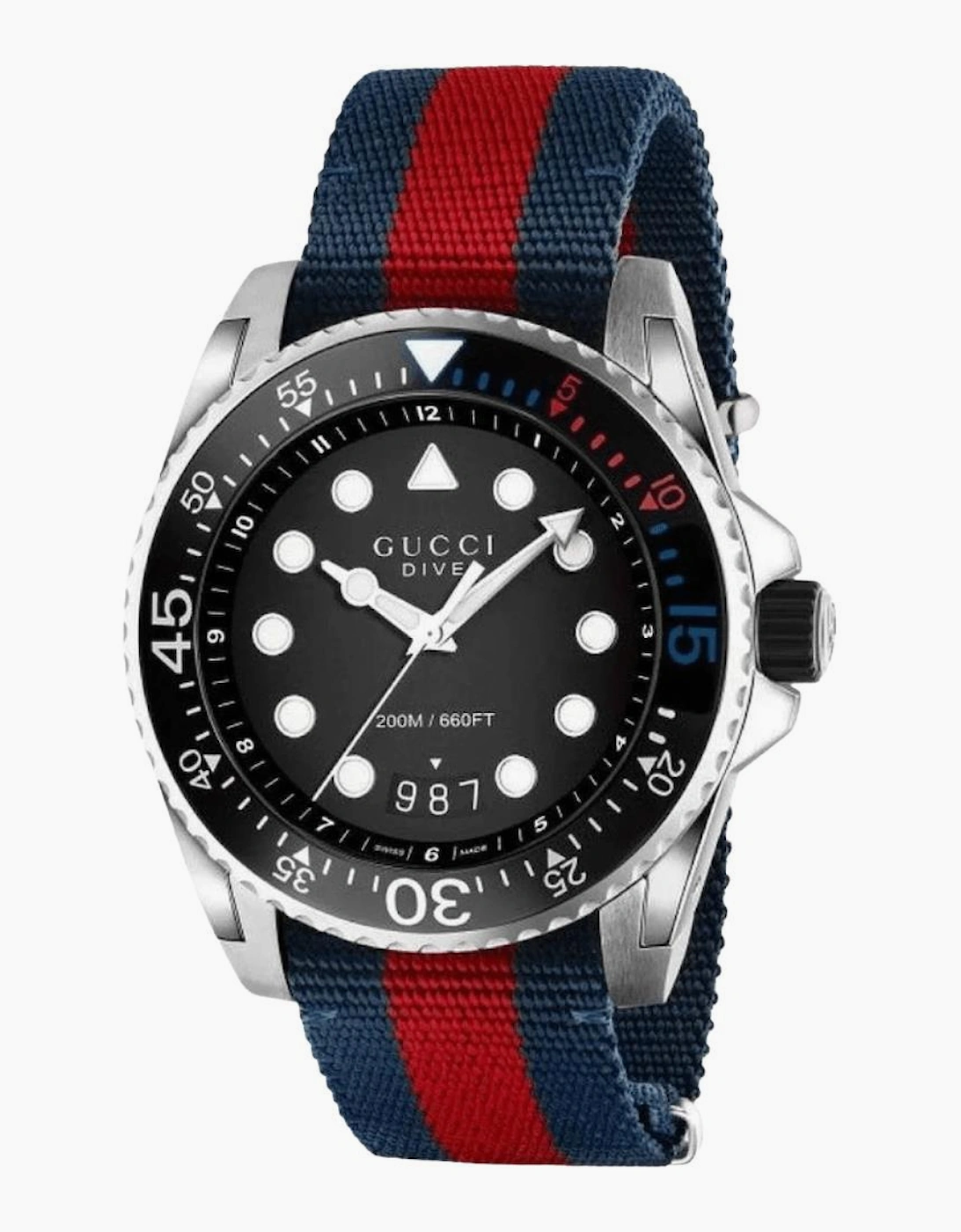 Gucci YA136210 Black Dial Men's Watch