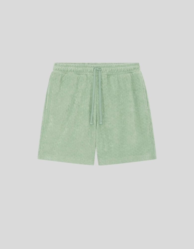 Honeycomb Effect Towelling Shorts