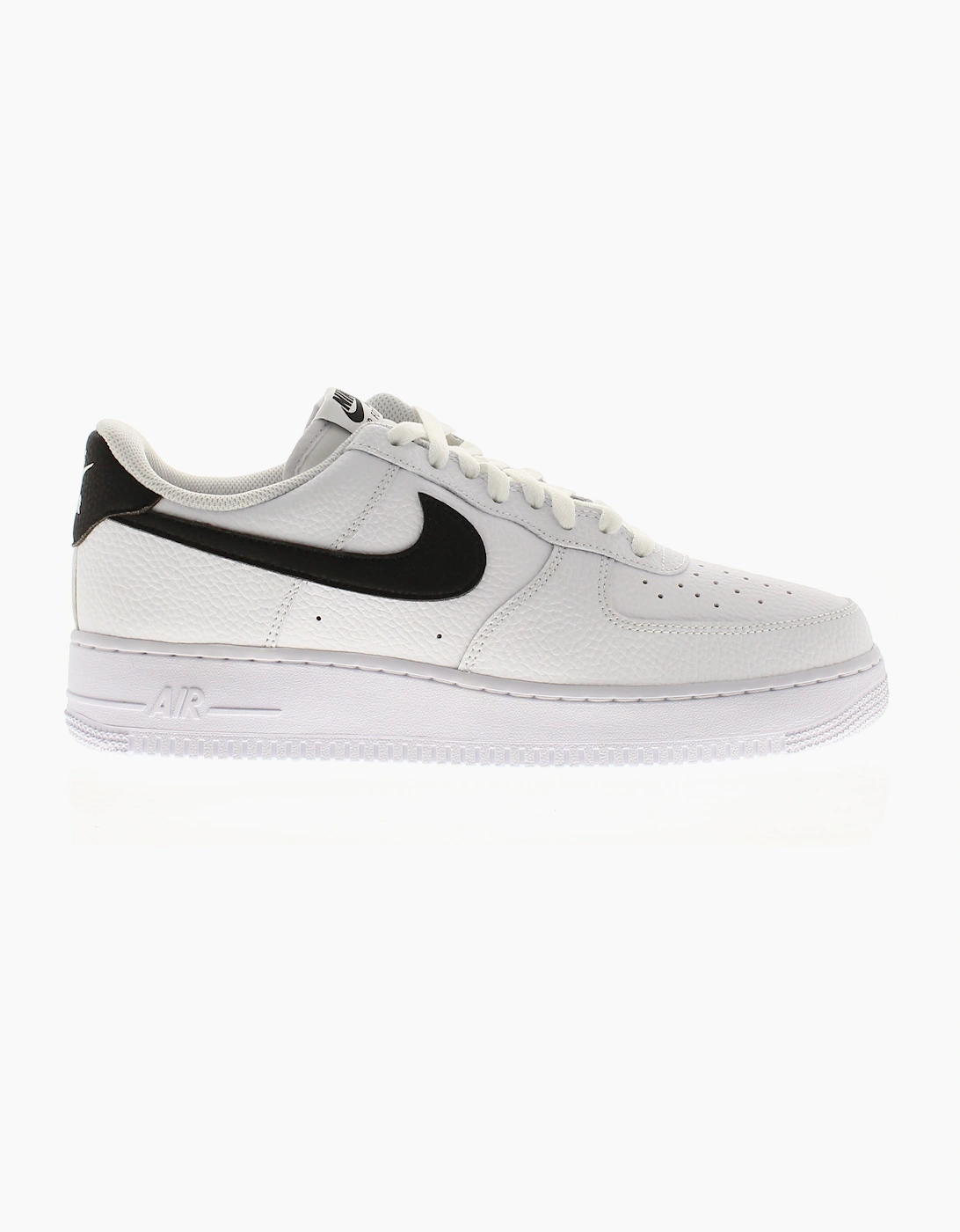 Nike Mens Trainers air force 1 07 an21 Leather Lace Up white black UK Size