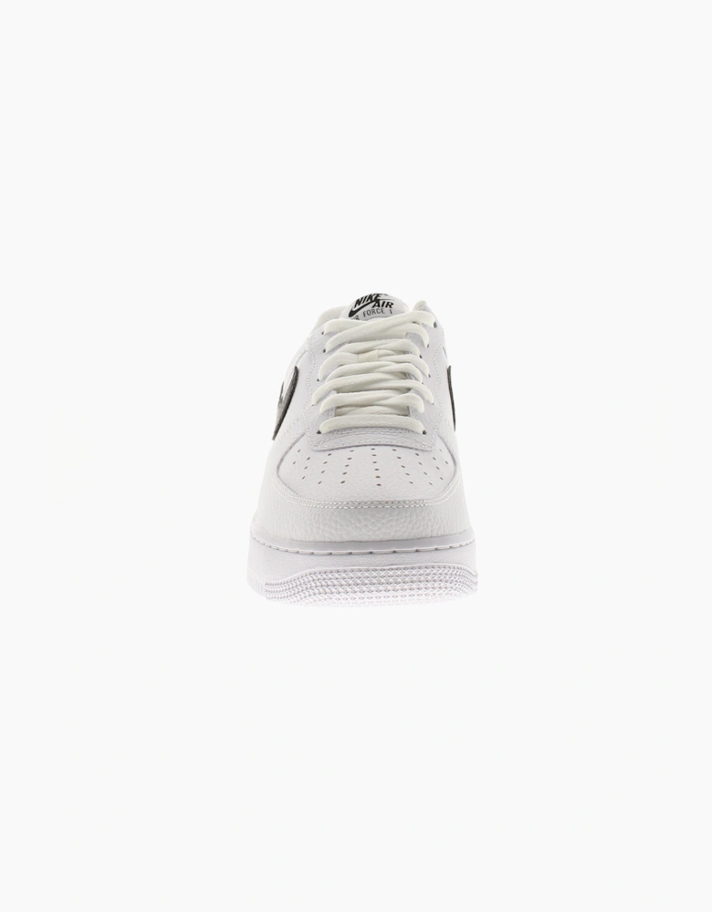 Nike Mens Trainers air force 1 07 an21 Leather Lace Up white black UK Size