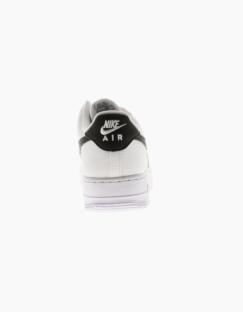 Nike Mens Trainers air force 1 07 an21 Leather Lace Up white black UK Size