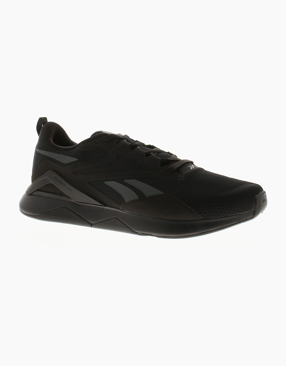 Reebok Men's Black Trainers Nanoflex Tr 2 Magnetic Core Cold Grey Uk Size - Size: 9