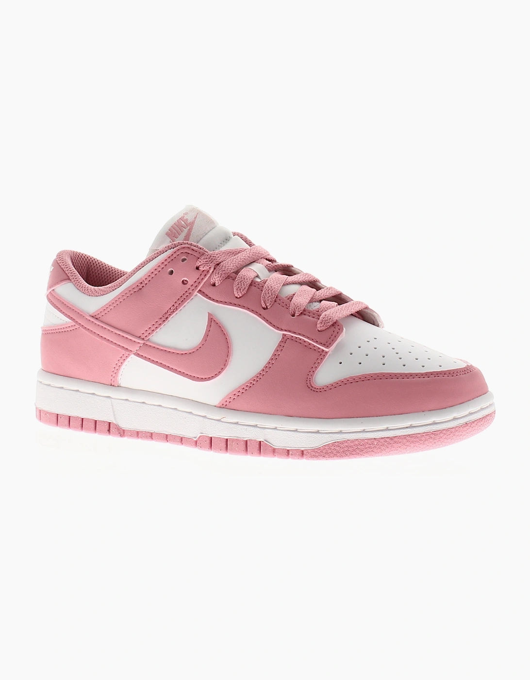 Women's Nike Womens Trainers Dunk Low Next Nature Lace Up white elemental pink UK Size - Size: 3.5