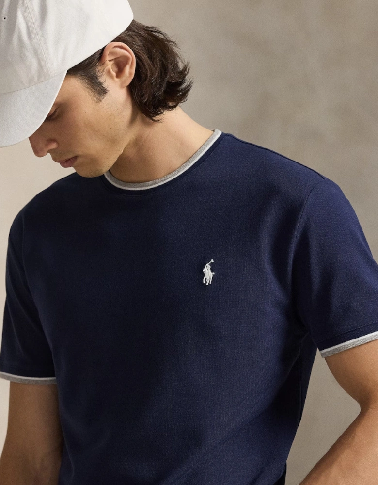 Polo Ralph Lauren Stretch Mesh T-Shirt S2-26 001 Newport Navy