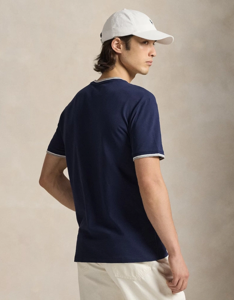 Polo Ralph Lauren Stretch Mesh T-Shirt S2-26 001 Newport Navy
