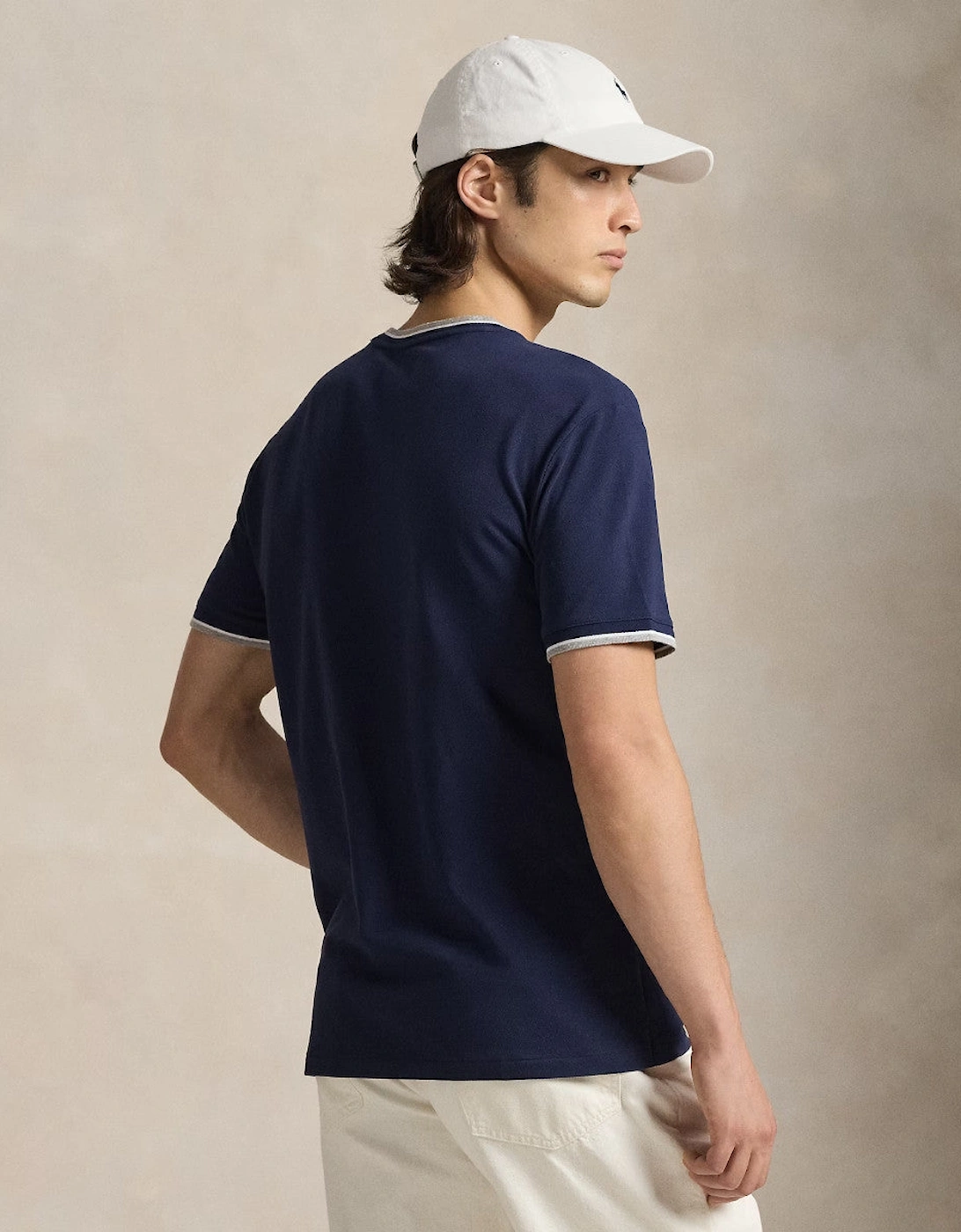 Polo Ralph Lauren Stretch Mesh T-Shirt S2-26 001 Newport Navy
