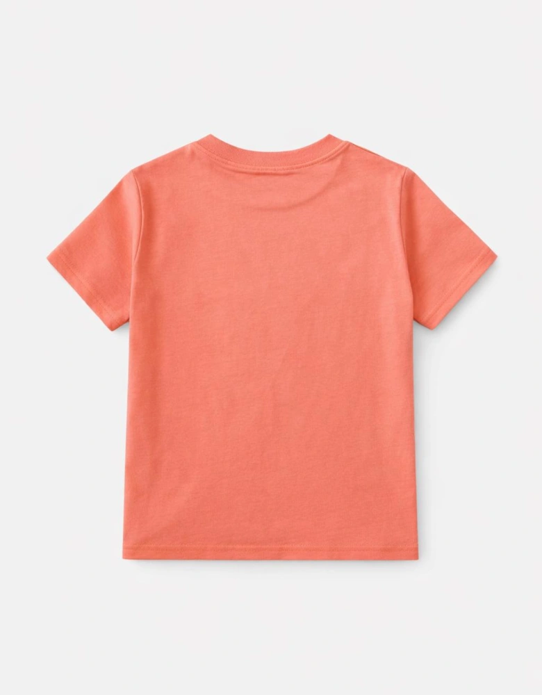 RALPH LAUREN BOY PEACH POCKET T SHIRT 70333501