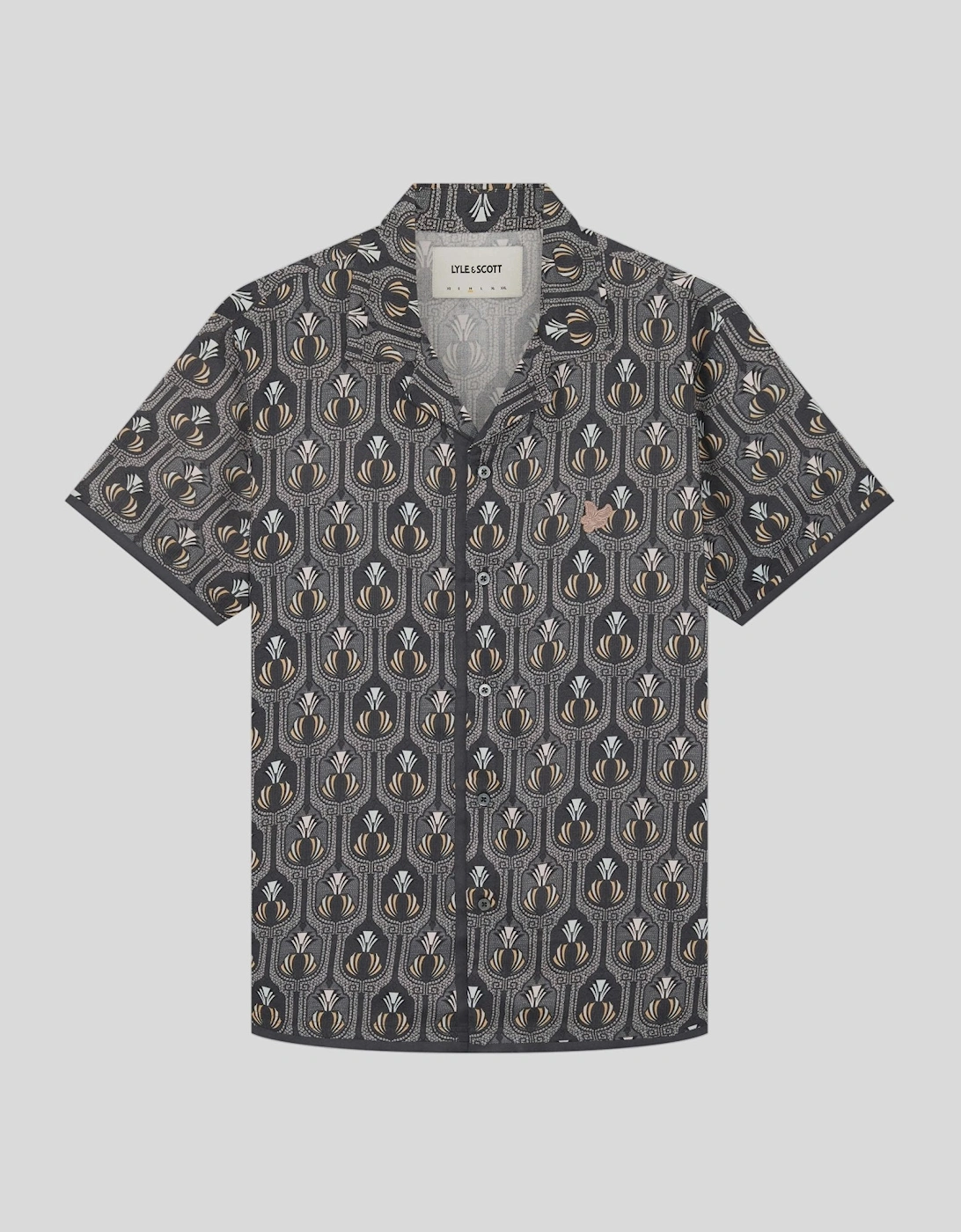Short Sleeve Botanical Graphic Shirt