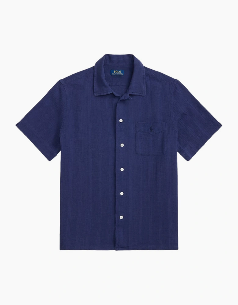 Polo Ralph Lauren GD Dobby Cuban Collar Shirt 001 Freshwater