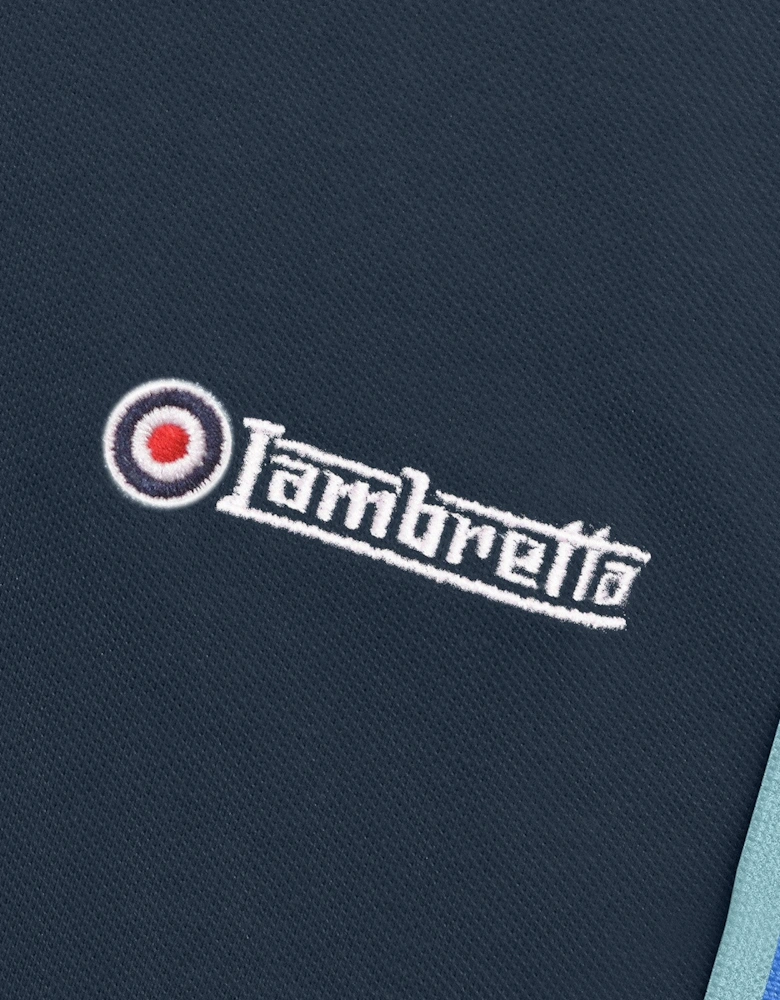 Lambretta Mens Triple Tipped Polo Shirt