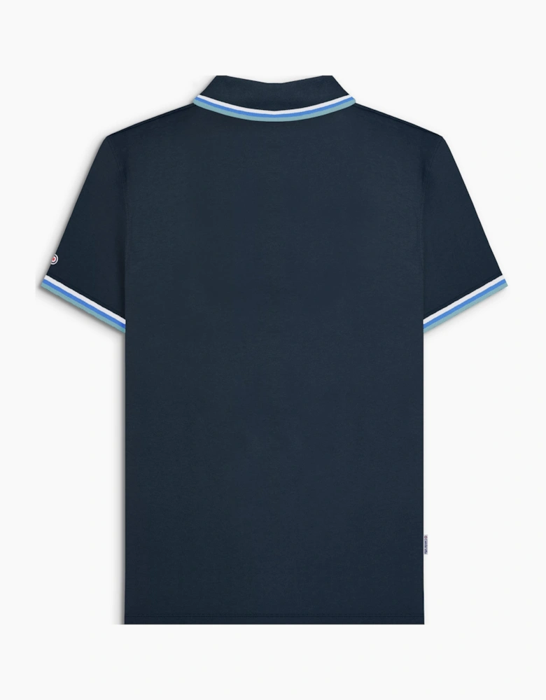 Lambretta Mens Triple Tipped Polo Shirt