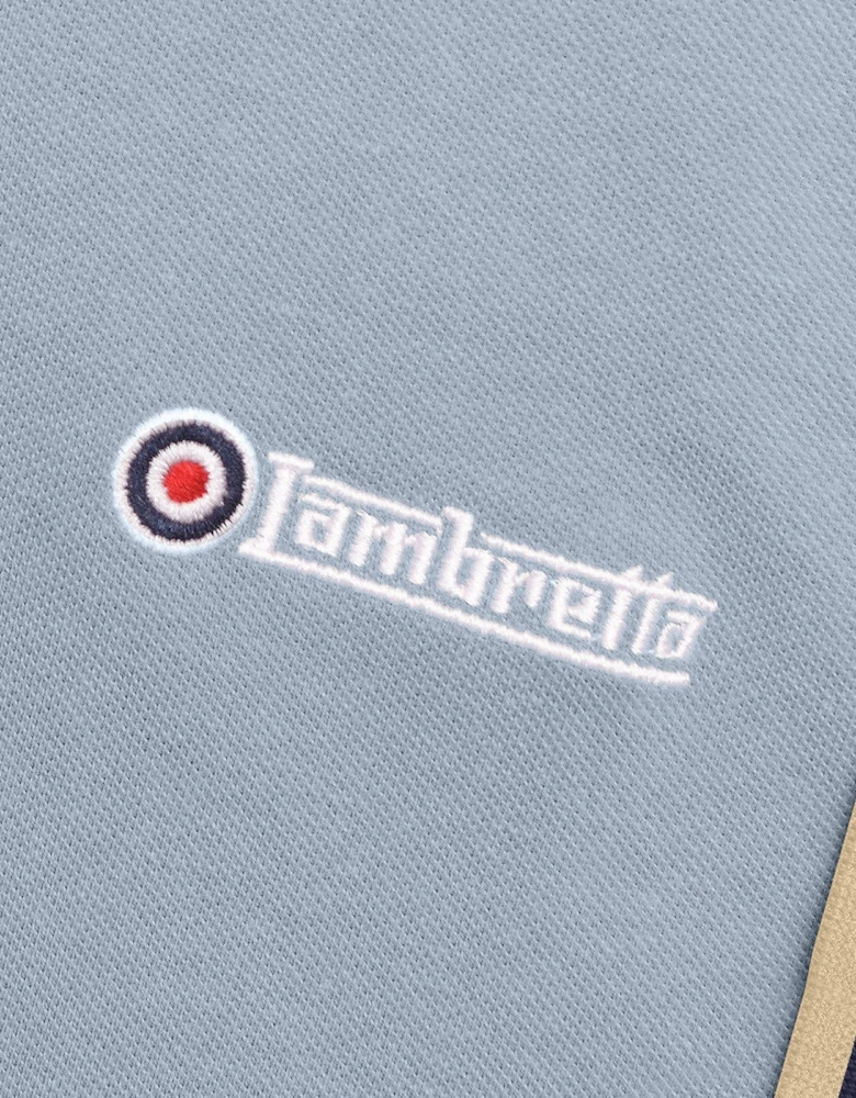 Lambretta Mens Triple Tipped Polo Shirt