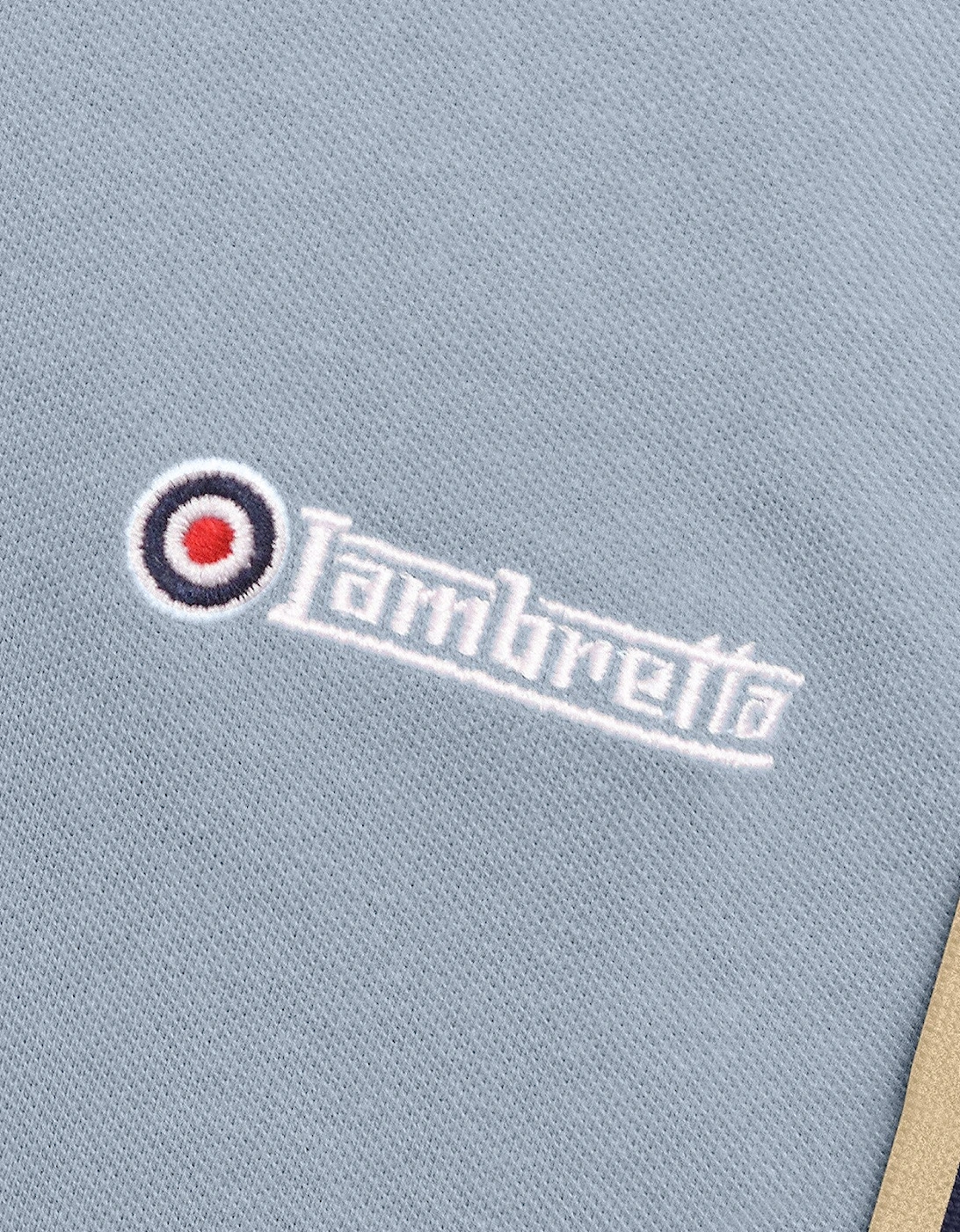 Lambretta Mens Triple Tipped Polo Shirt