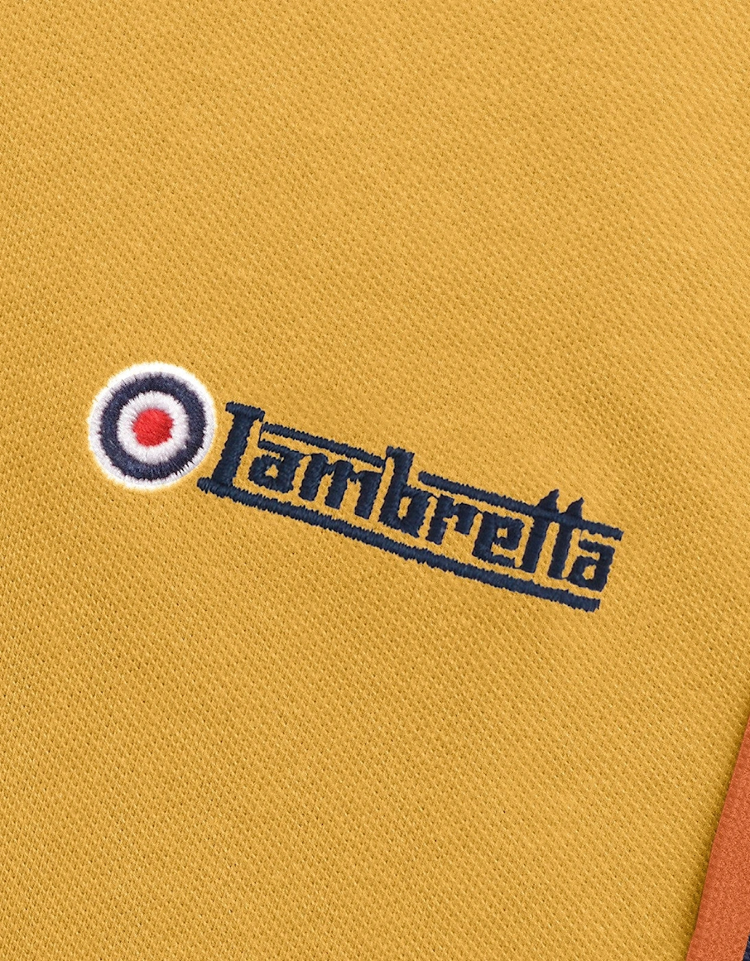 Lambretta Mens Triple Tipped Polo Shirt