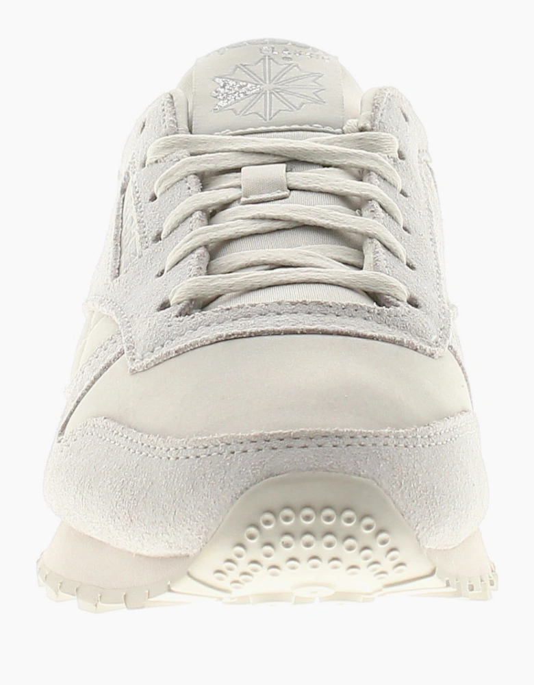 Reebok Womens Trainers Classic Leather Lace Up steely fog UK Size
