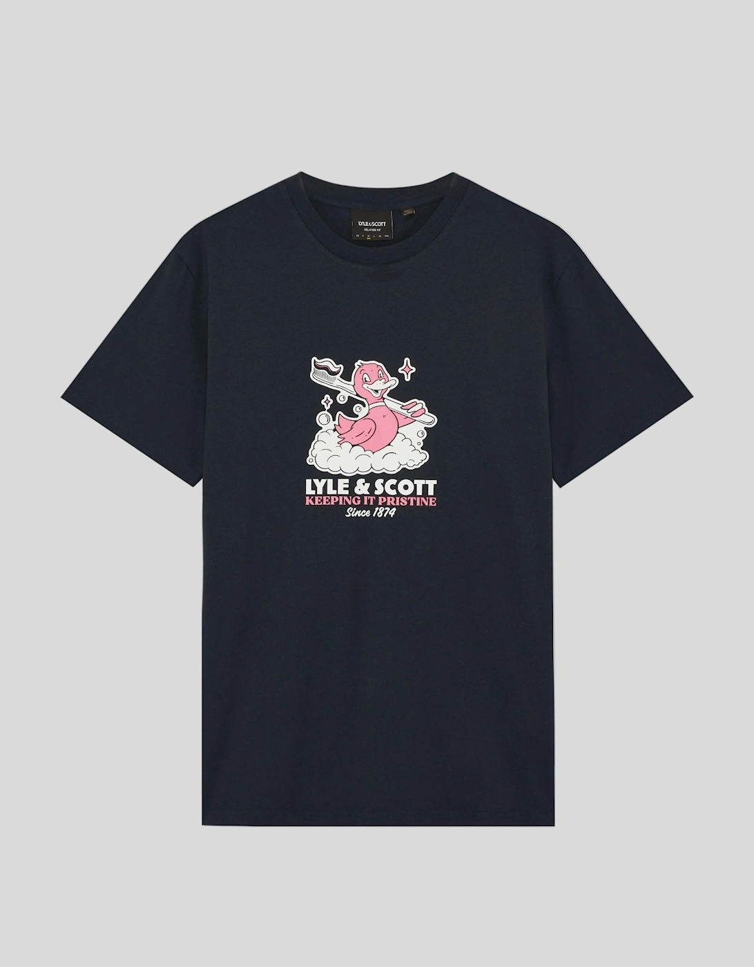 Chest Print Graphic T-Shirt