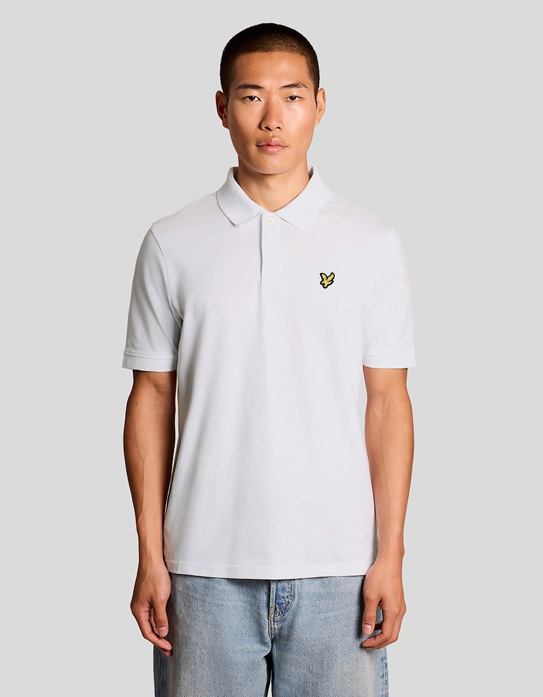 Jacquard Tipped Polo Shirt