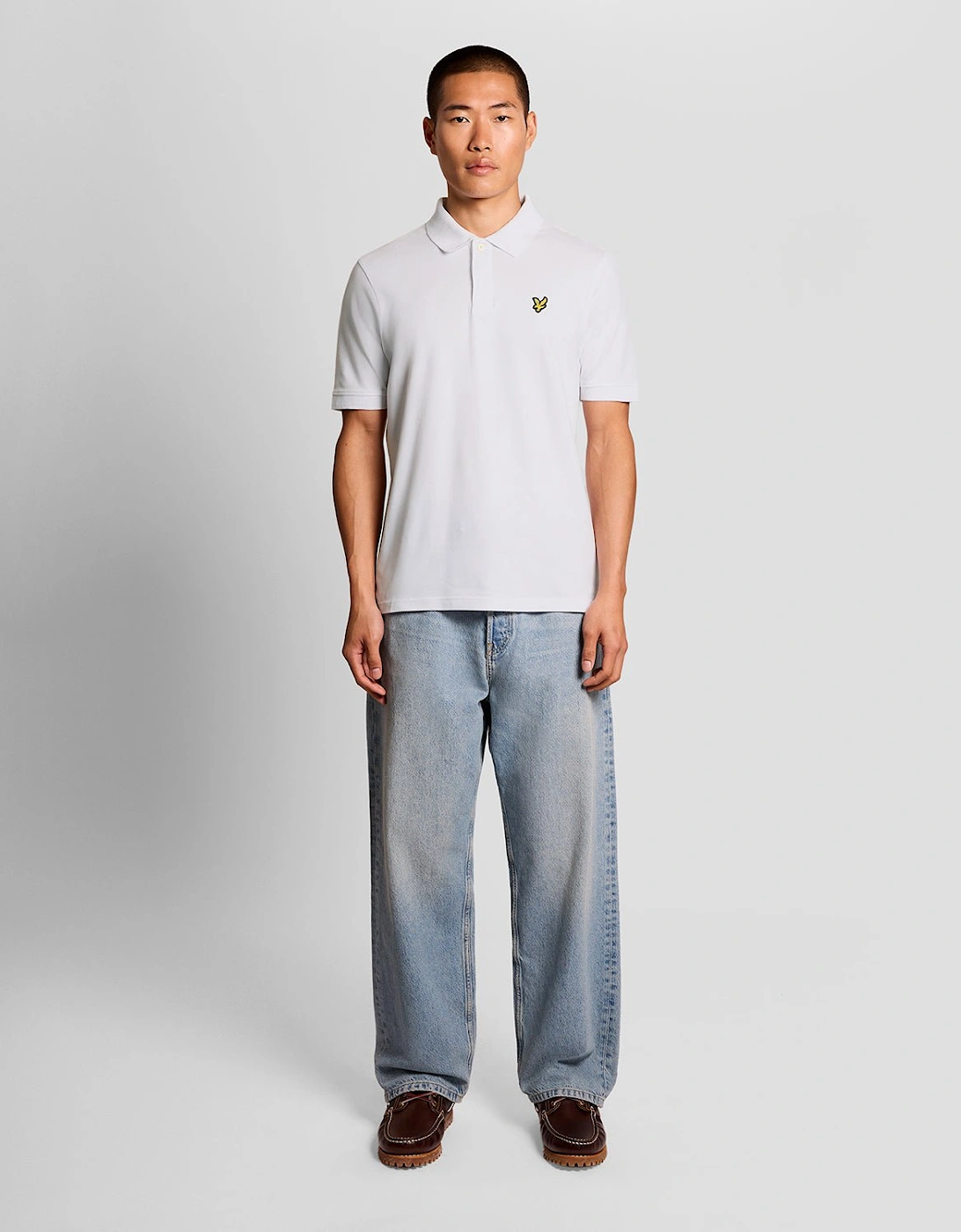 Jacquard Tipped Polo Shirt