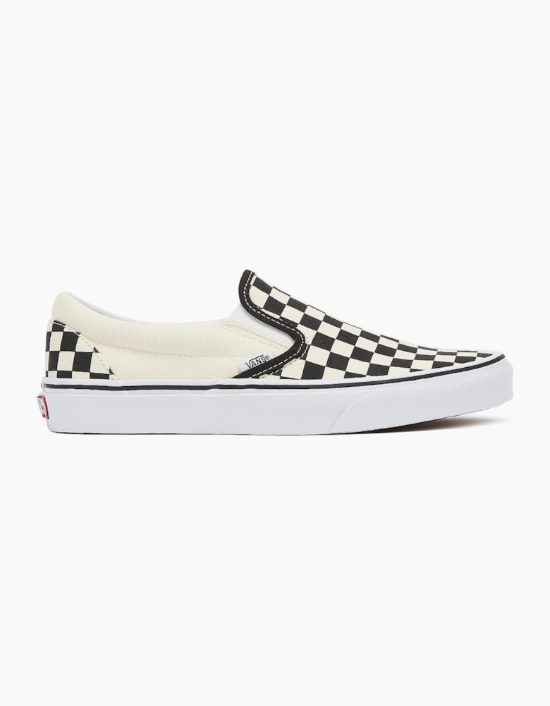 Vans Classic Slip-On Womens Black / White Checkerboard Canvas Trainers