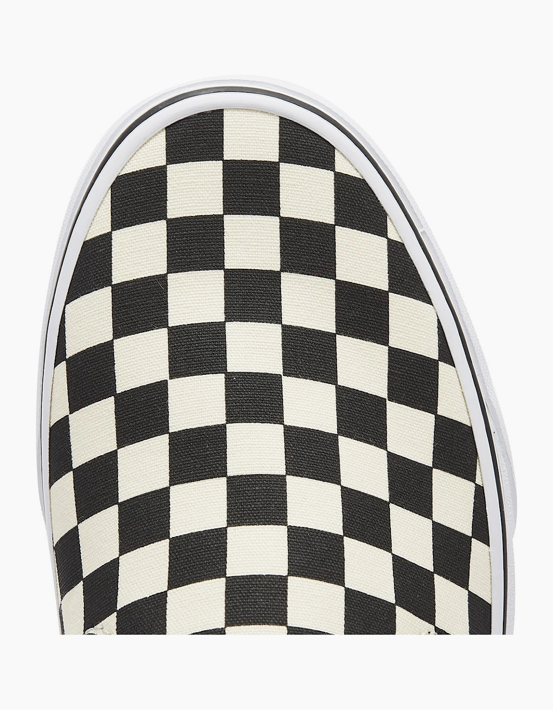 Vans Classic Slip-On Womens Black / White Checkerboard Canvas Trainers