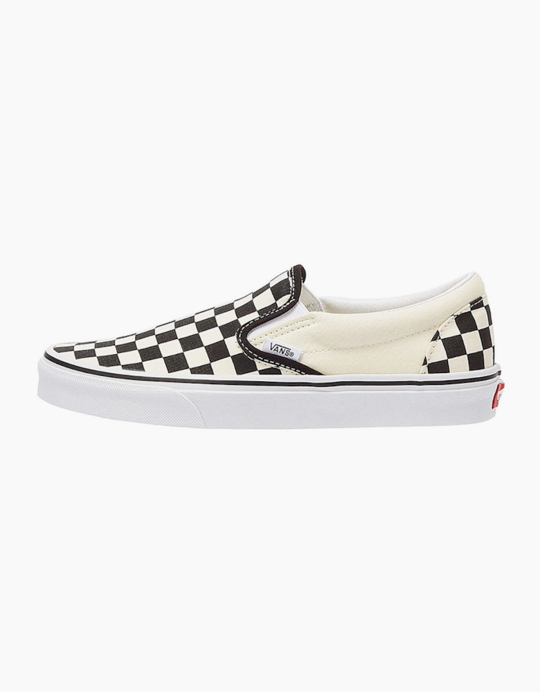 Vans Classic Slip-On Womens Black / White Checkerboard Canvas Trainers