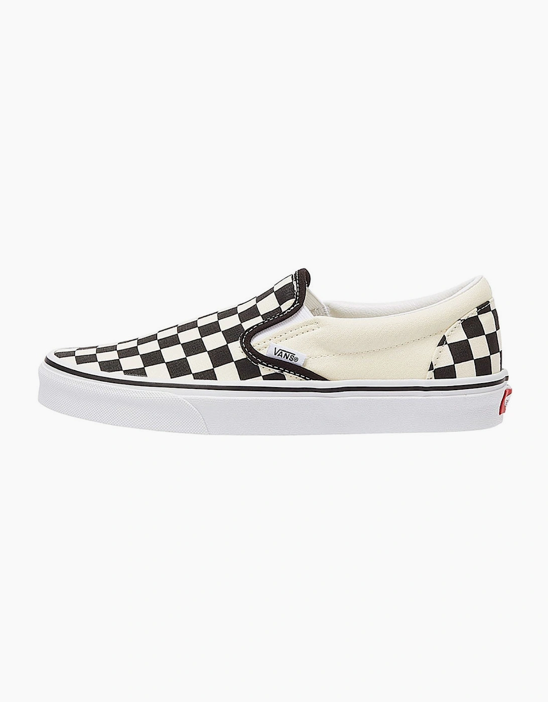 Vans Classic Slip-On Womens Black / White Checkerboard Canvas Trainers