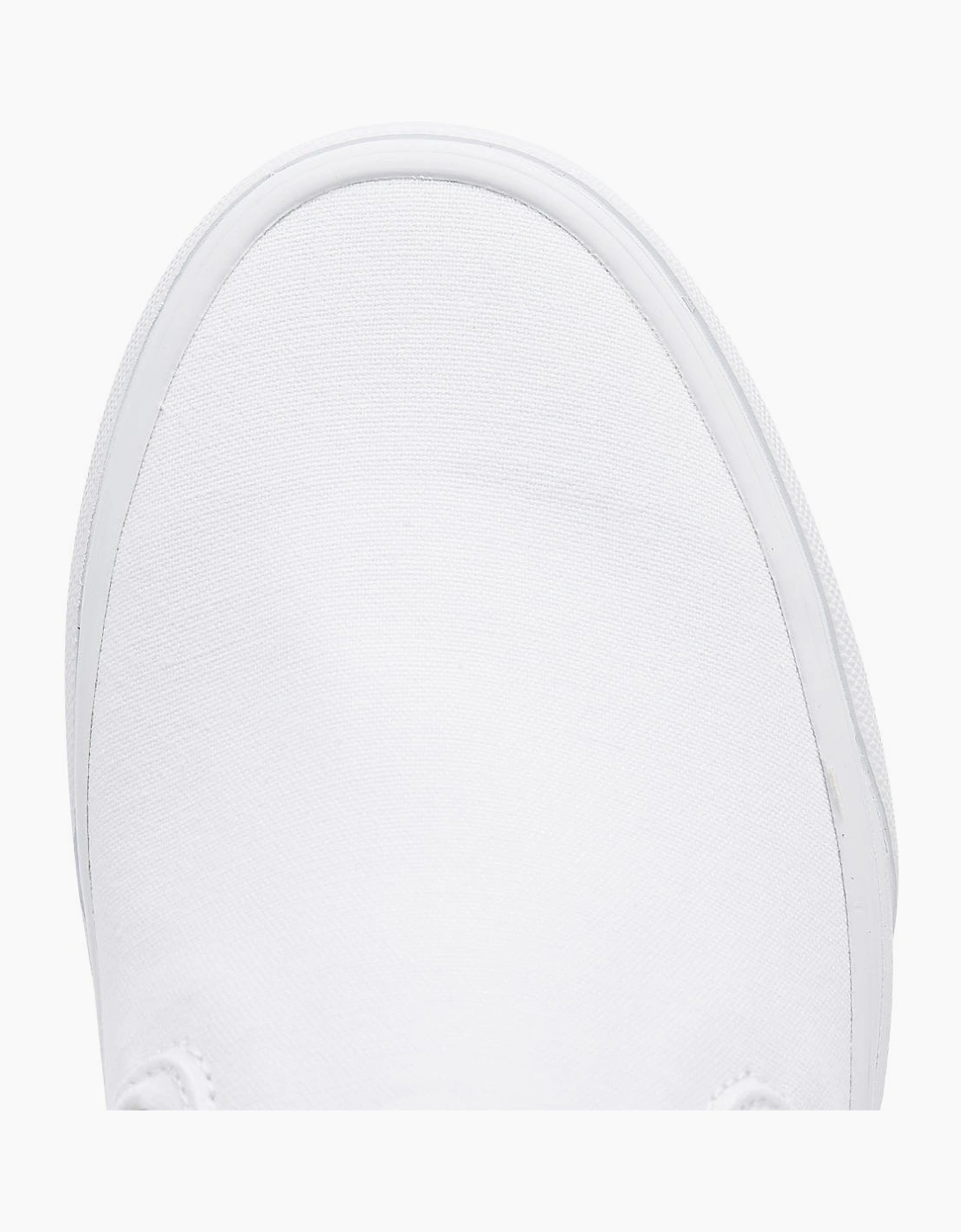Vans Classic Slip on True White Canvas Trainers