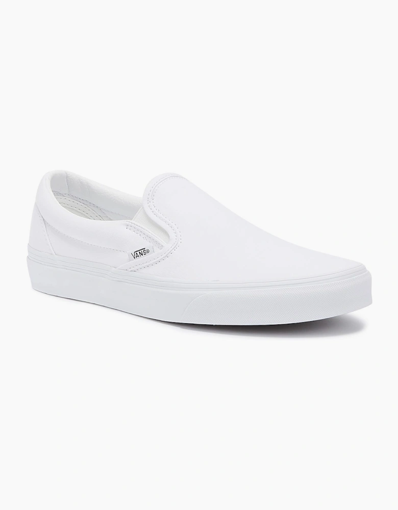 Vans Classic Slip on True White Canvas Trainers
