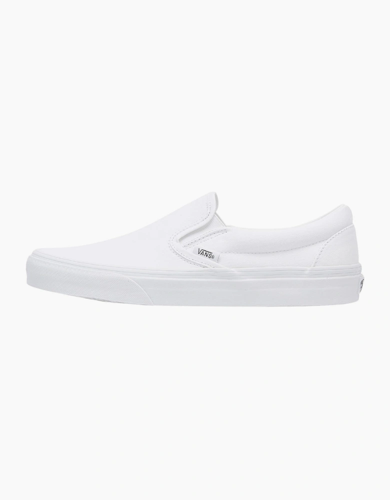 Vans Classic Slip on True White Canvas Trainers