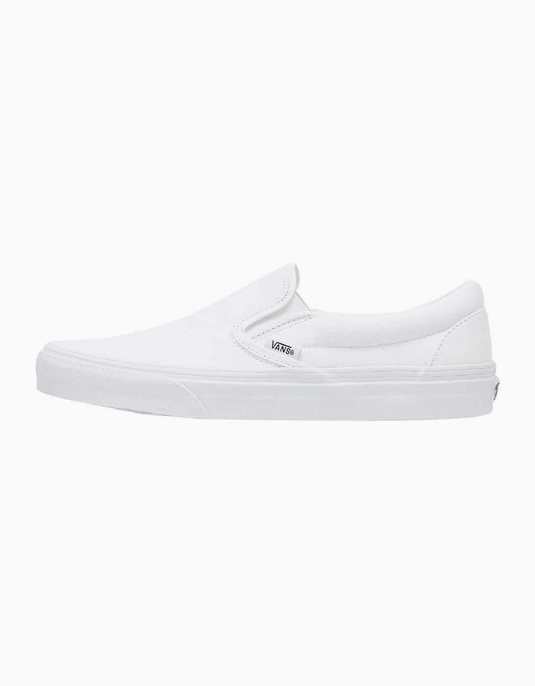 Vans Classic Slip on True White Canvas Trainers