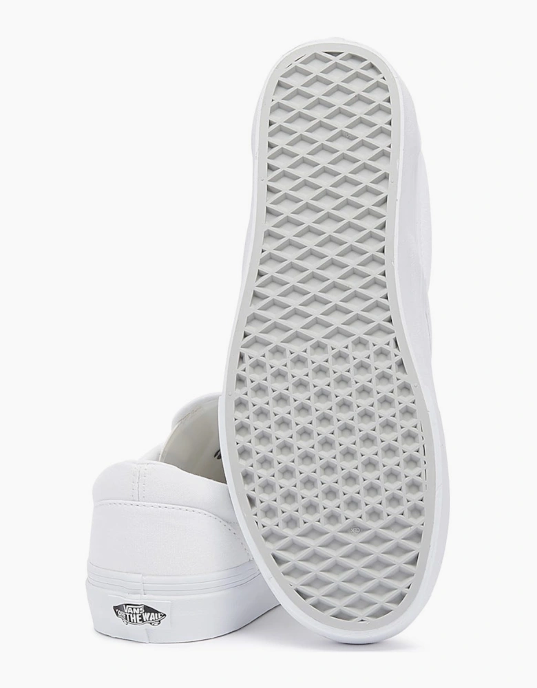 Vans Classic Slip on True White Canvas Trainers