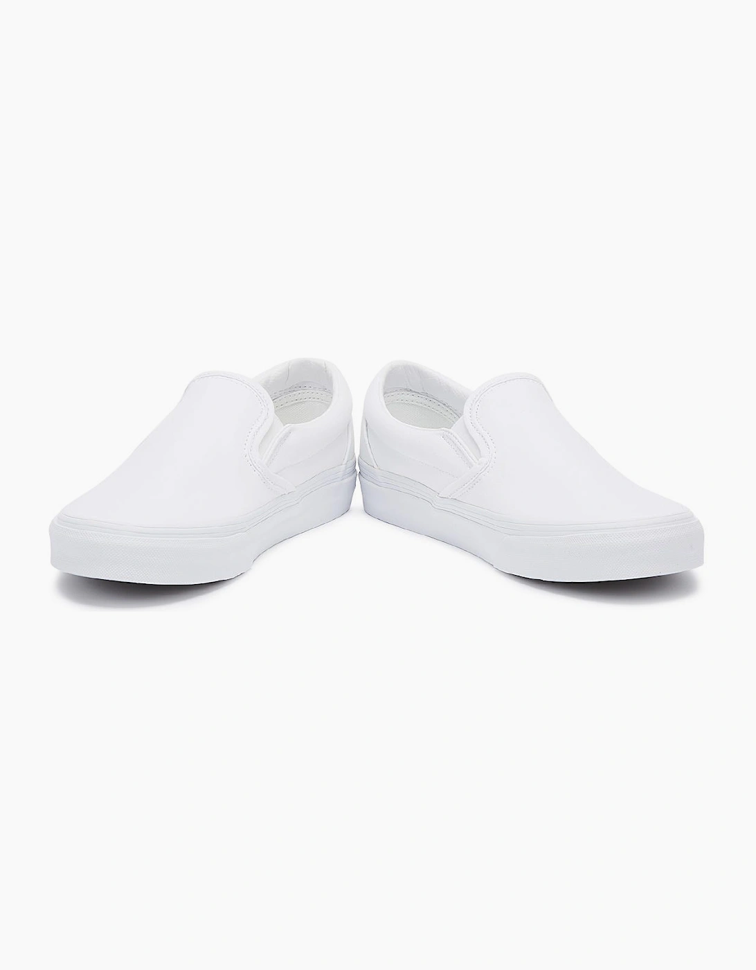 Vans Classic Slip on True White Canvas Trainers