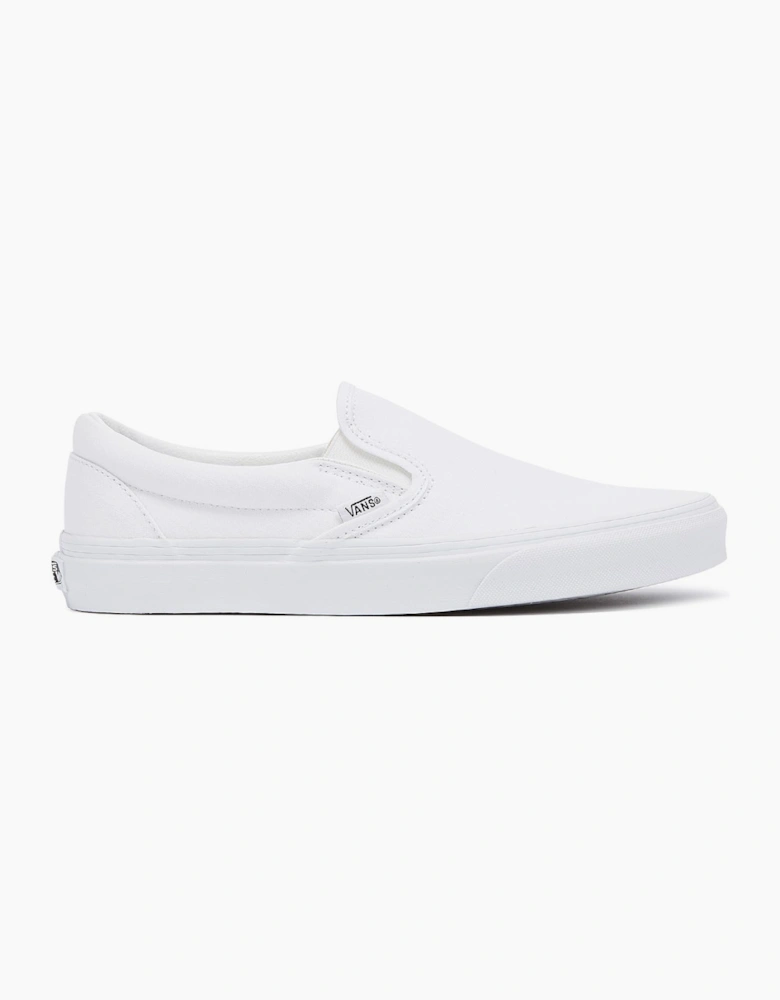 Vans Classic Slip on True White Canvas Trainers