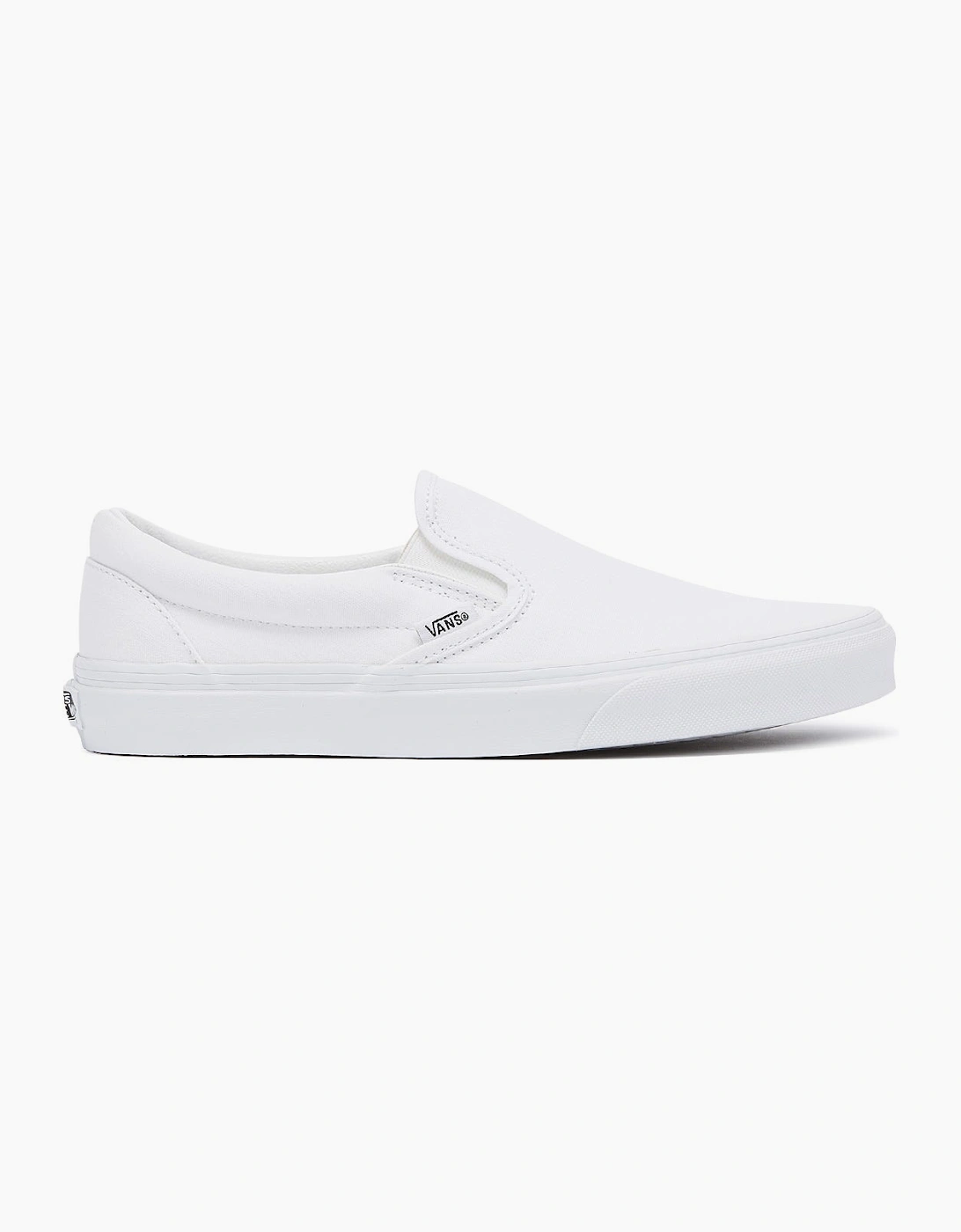 Vans Classic Slip on True White Canvas Trainers
