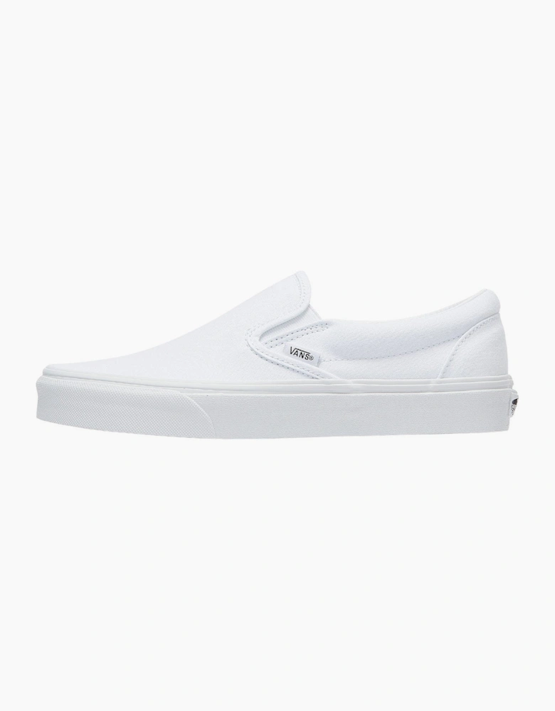 Vans Classic Slip on True White Canvas Trainers