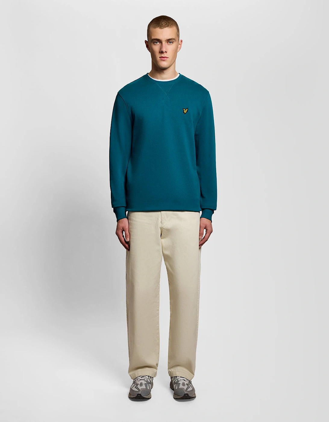Cotton Crew Neck Sweatshirt