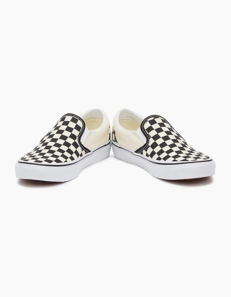 Vans Classic Slip-On Mens Black / White Checkerboard Canvas Trainers
