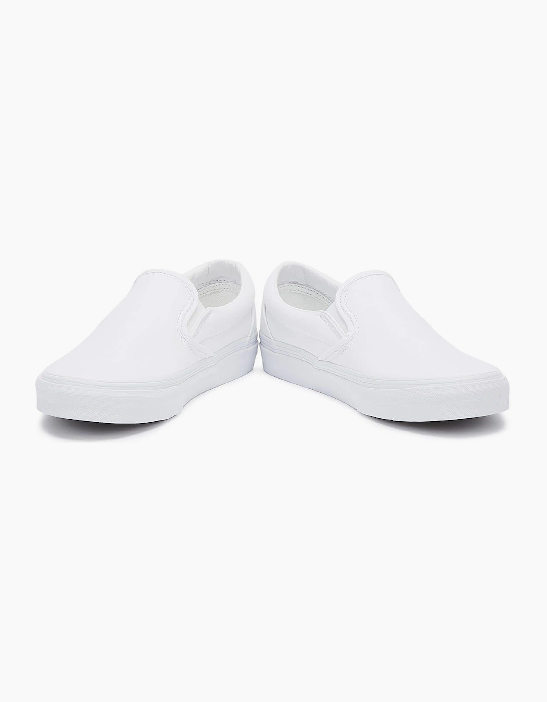 Vans Classic Slip on True White Canvas Trainers
