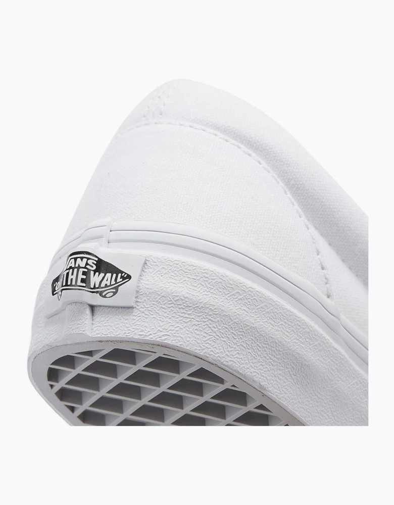 Vans Classic Slip on True White Canvas Trainers