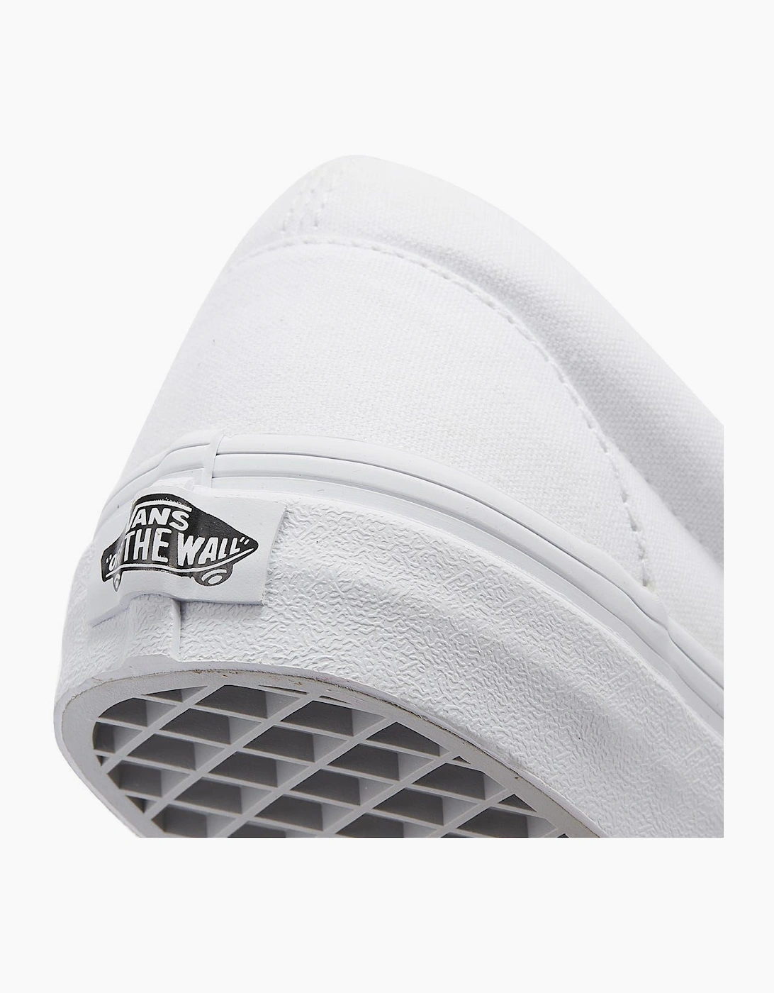 Vans Classic Slip on True White Canvas Trainers