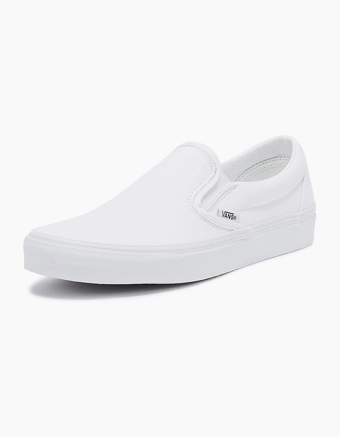 Vans Classic Slip on True White Canvas Trainers