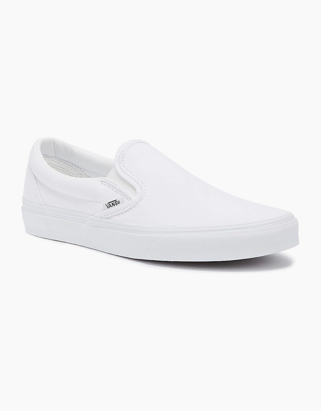 Vans Classic Slip on True White Canvas Trainers