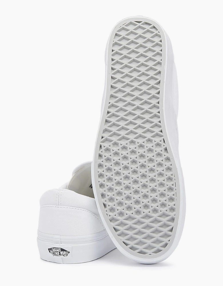 Vans Classic Slip on True White Canvas Trainers