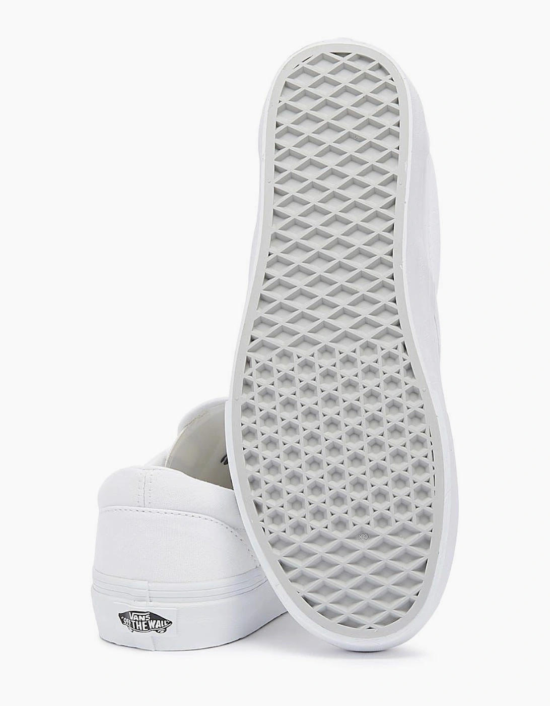 Vans Classic Slip on True White Canvas Trainers