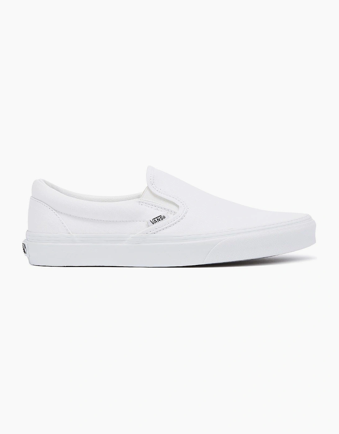 Vans Classic Slip on True White Canvas Trainers